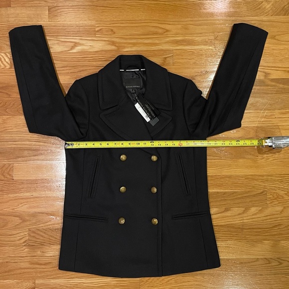 NWT Banana Republic Italian Luxury Wool Blend Coat - Picture 12 of 12